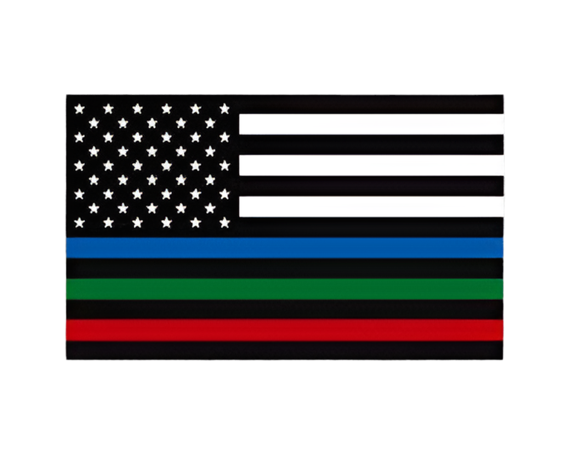 STICKER, RBG FLAG