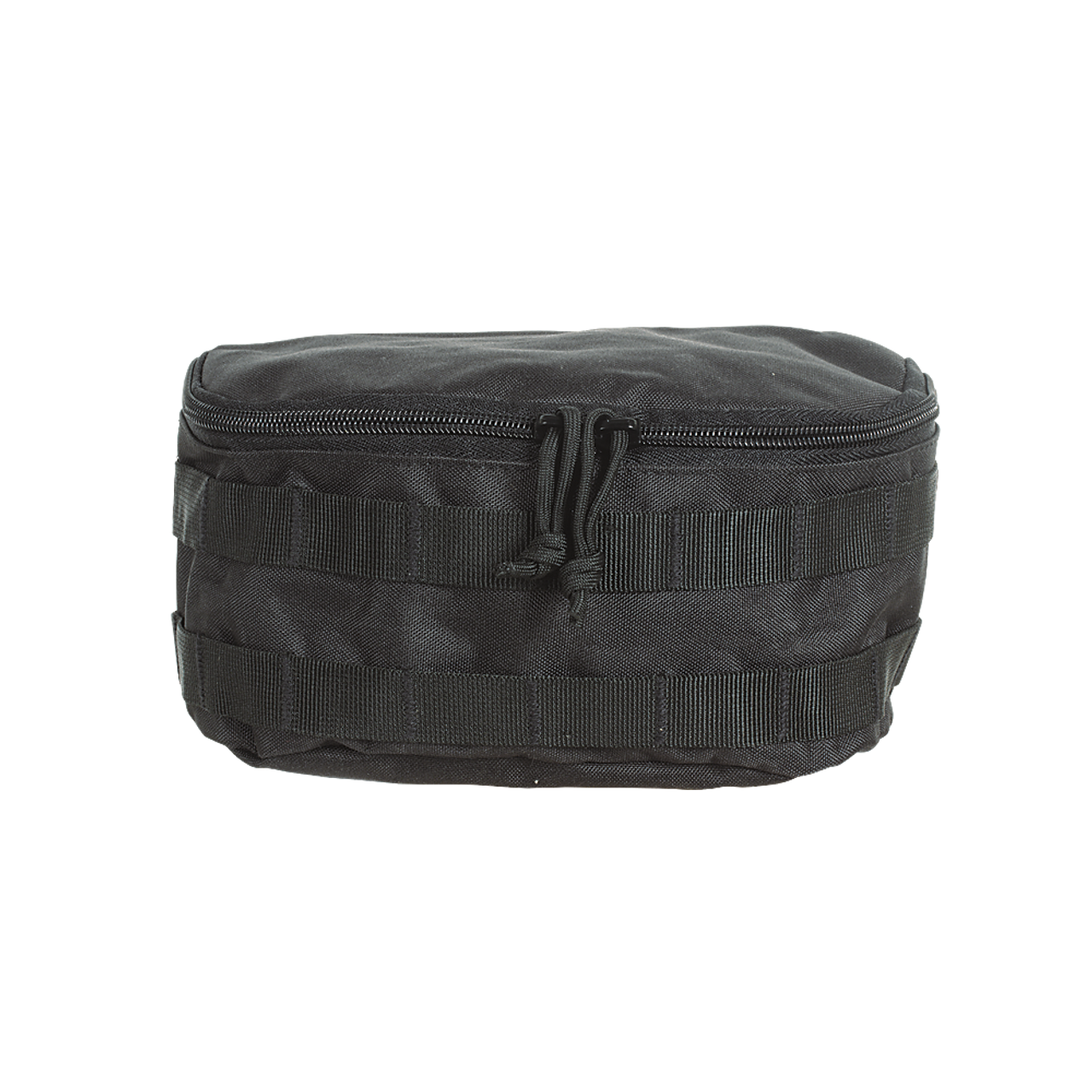ROUNDED UTILITY POUCH-BLACK : 10X5X5