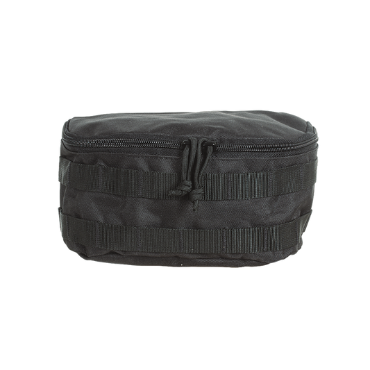 ROUNDED UTILITY POUCH-BLACK : 10X5X5