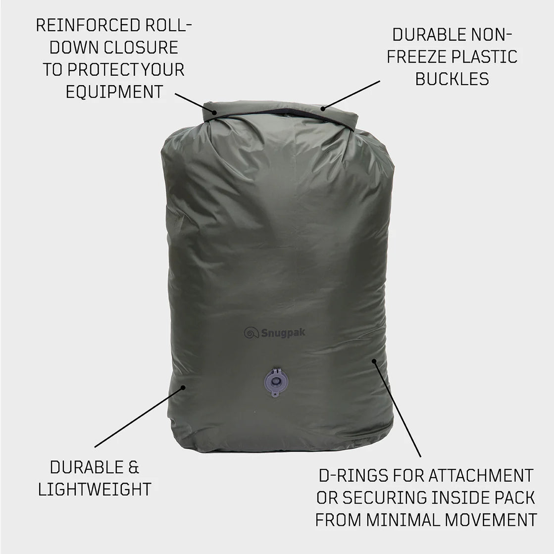 SNUGPAK DRI-SAK W/VALVE WGTE