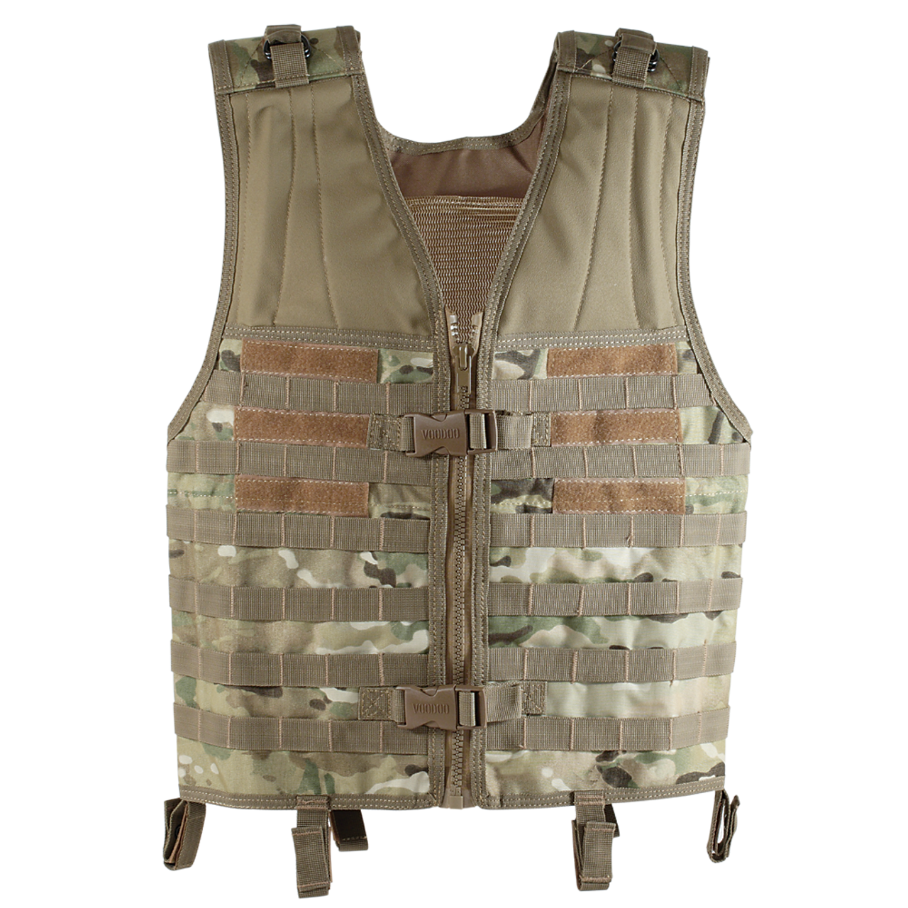 DELUXE UNIVERSAL VEST NO POUCH-MULTICAM : NO POUCHES