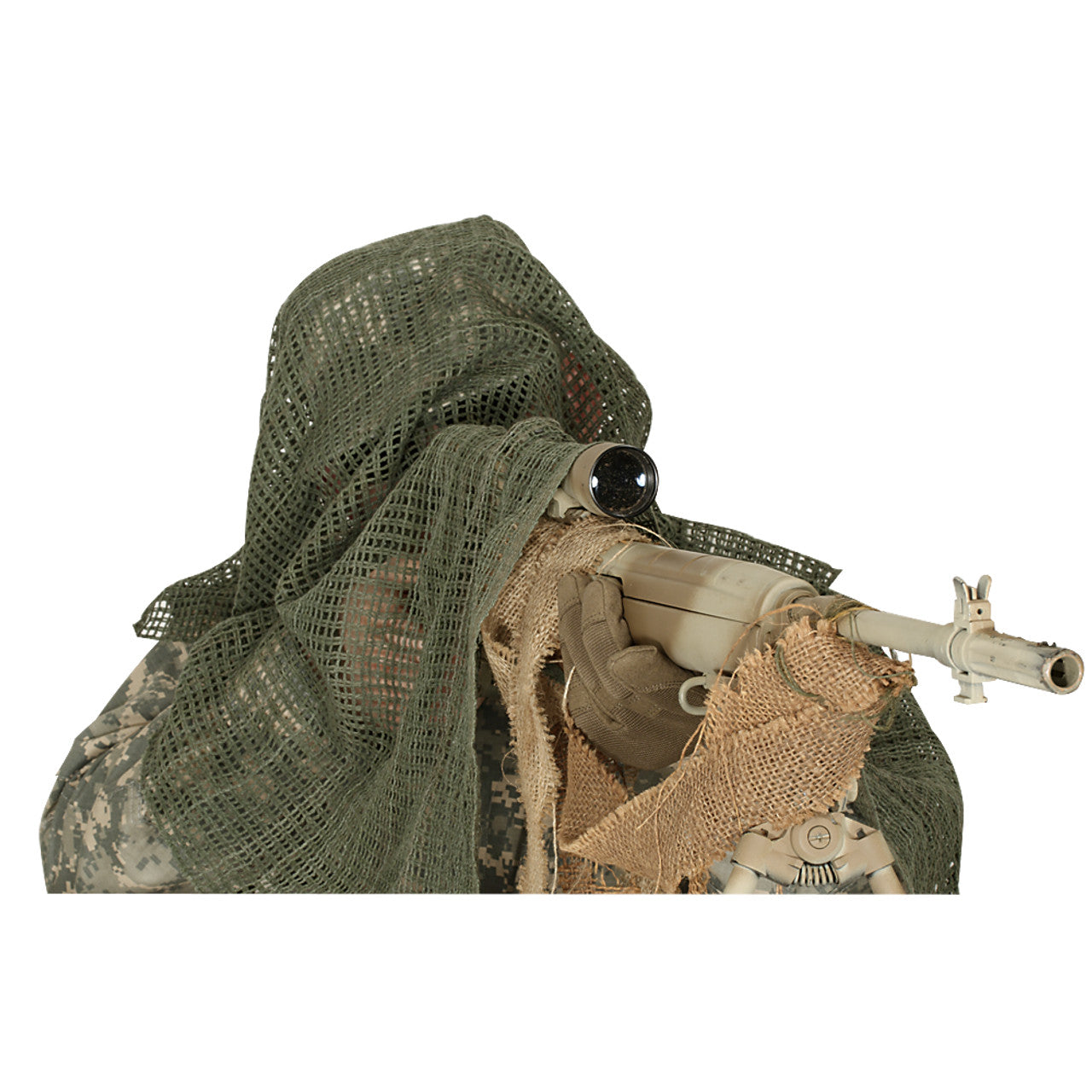 SNIPER VEIL-WOODLAND : 48" X 36"