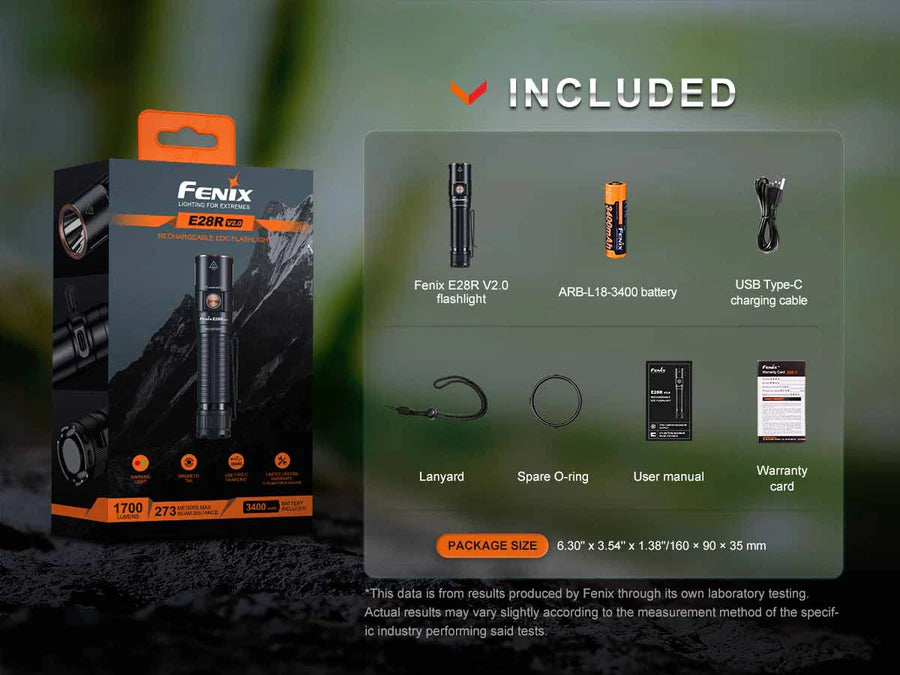 Fenix E28R V2.0 Rechargeable EDC Flashlight