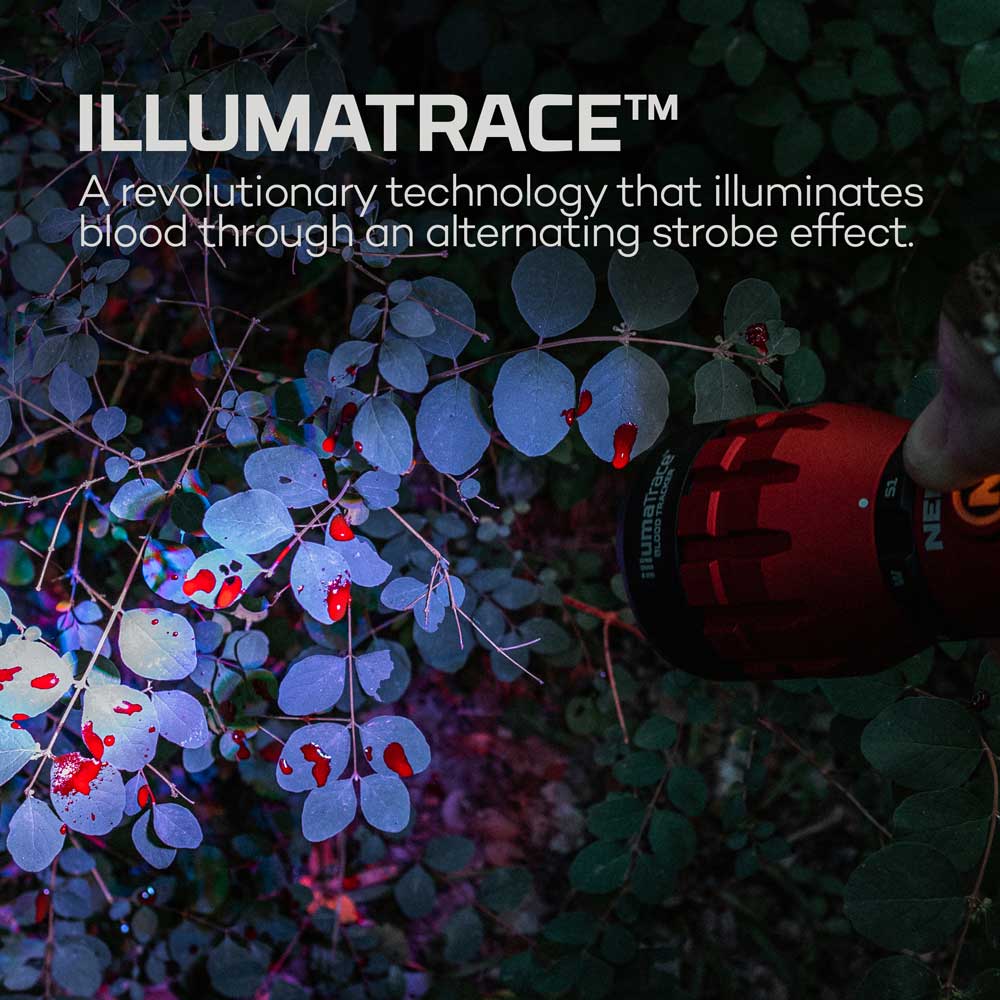 ILLUMATRACE™ BLOOD TRACKER FLASHLIGHT Precision Blood Tracking for Every Hunter