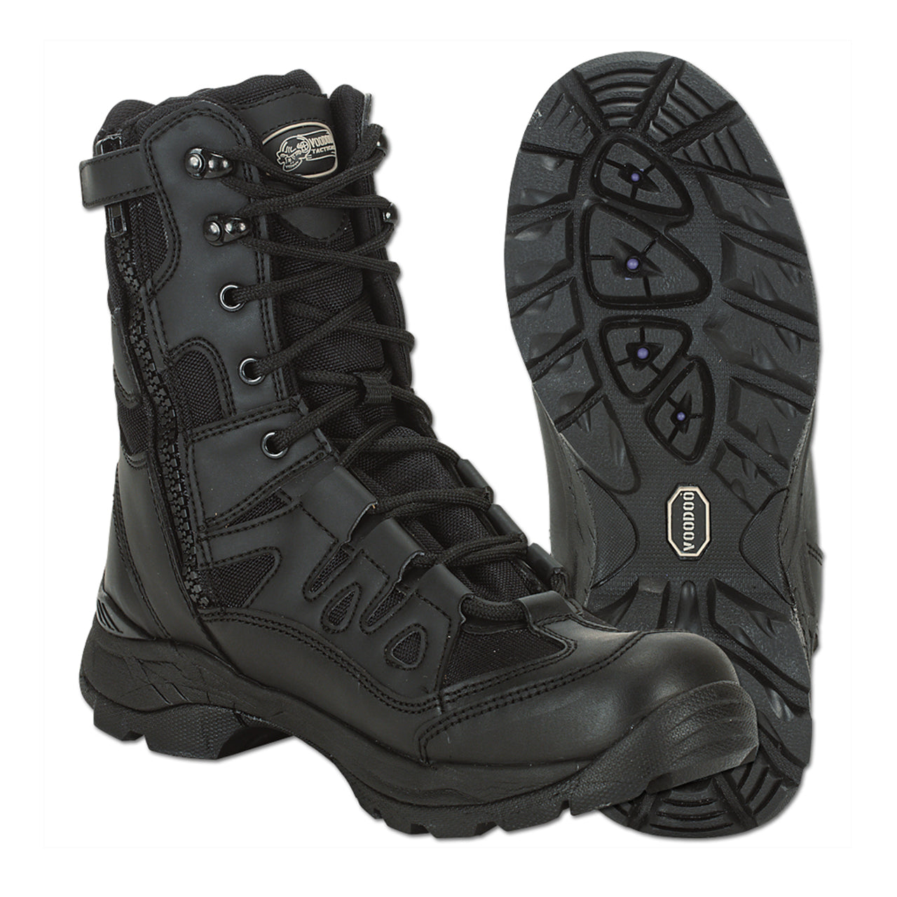 VOODOO TACTICAL BOOT W/ZIPPER-BLACK