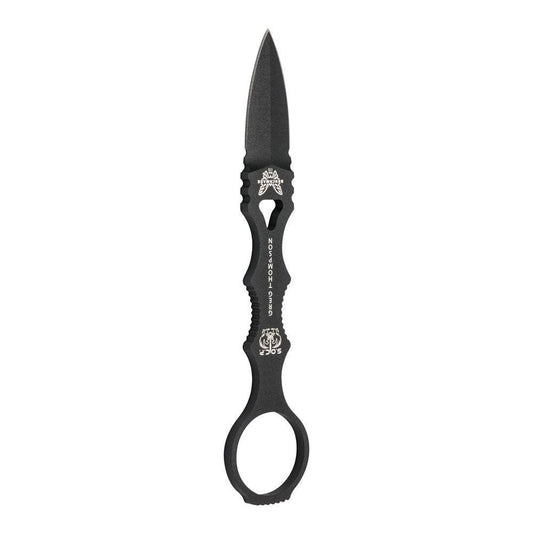 BENCHMADE MINI SOCP-BLACK/BLACK : DBL EDGE DAG