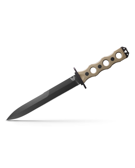 BENCHMADE SOCP FIXED-COYOTE/BLACK