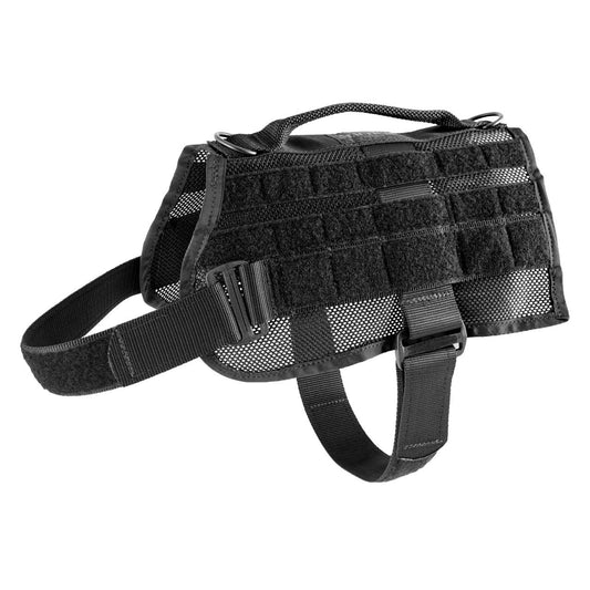 MESH DOG MOLLE VEST-BLACK : LARGE
