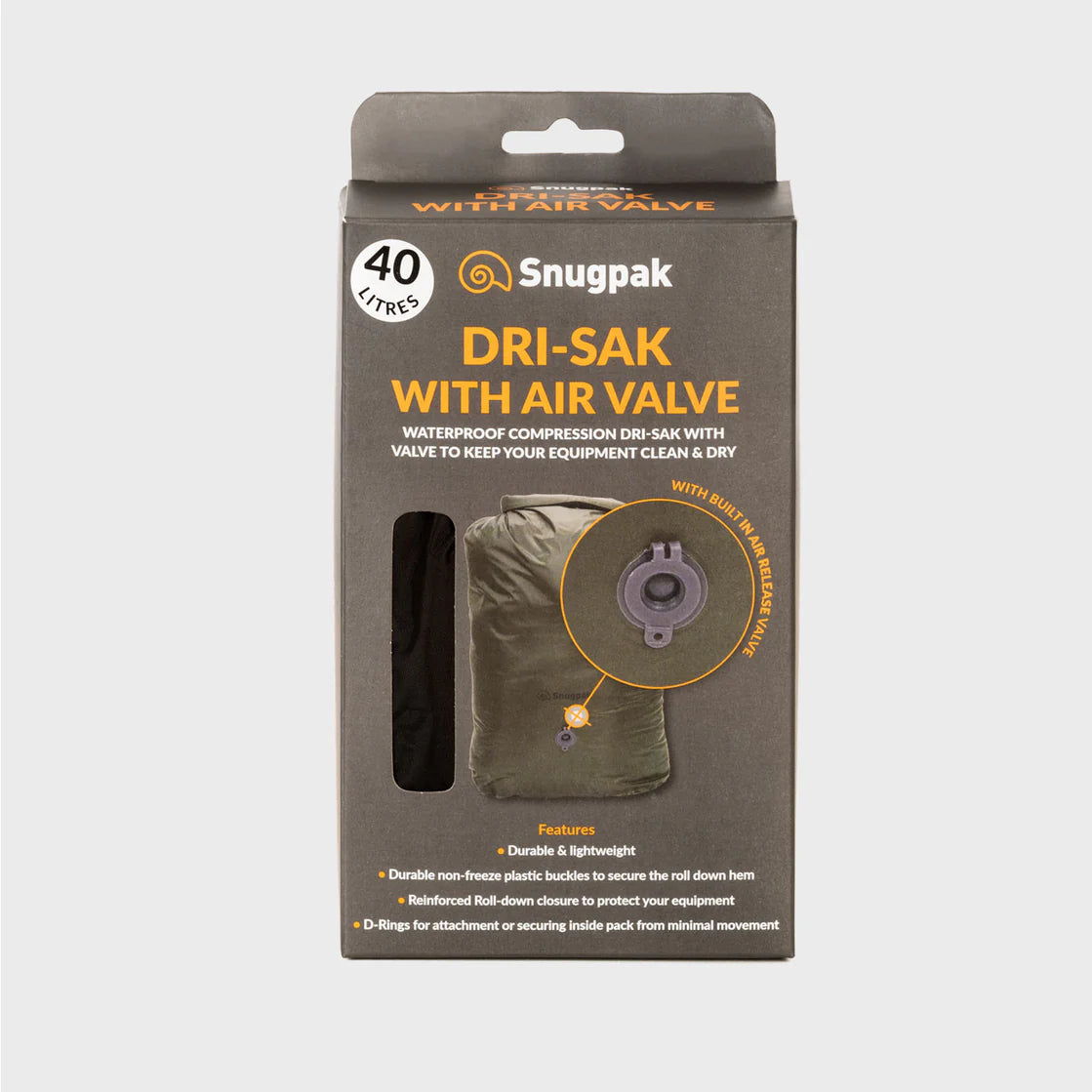 SNUGPAK DRI-SAK W/VALVE WGTE