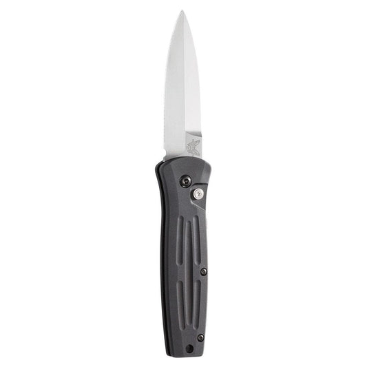 BENCHMADE STIMULUS-BLK/SILVER : SPEAR POING
