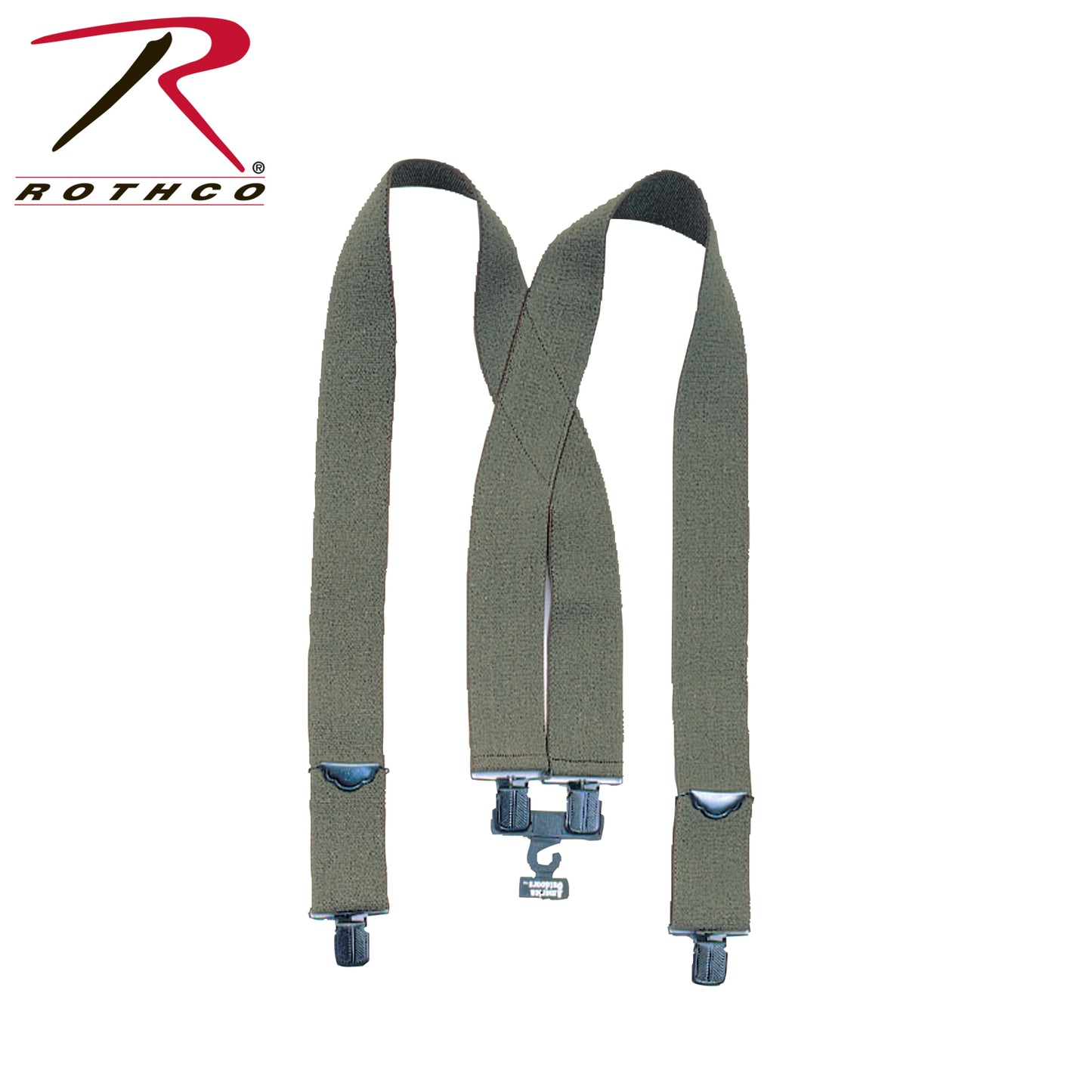 Rothco Adjustable Elastic X-Back Pant Suspenders