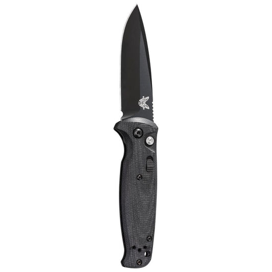BENCHMADE COMPOSITE LIGHT AUTO-BLACK/BLACK : DROP, STRGHT