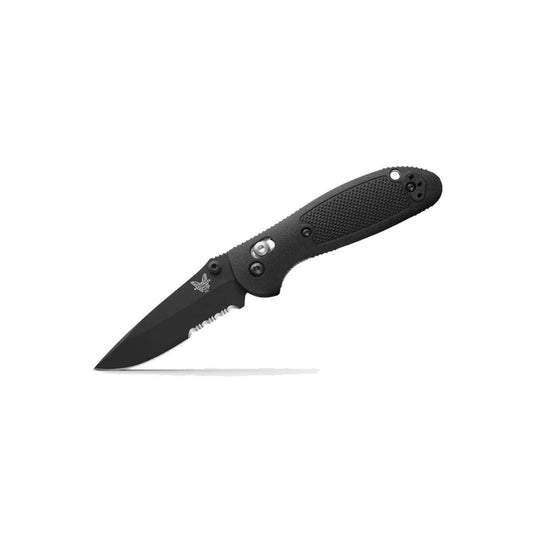BENCHMADE MINI GRIPTILLIAN-BLACK/BLACK : DROP, SERR