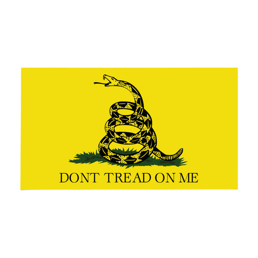 STICKER, DON'T TREAD ON ME FLAG