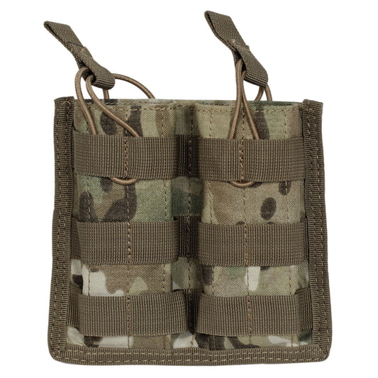 M-14 OPEN TOP MAG POUCH W/BUNGE-MULTICAM : DOUBLE
