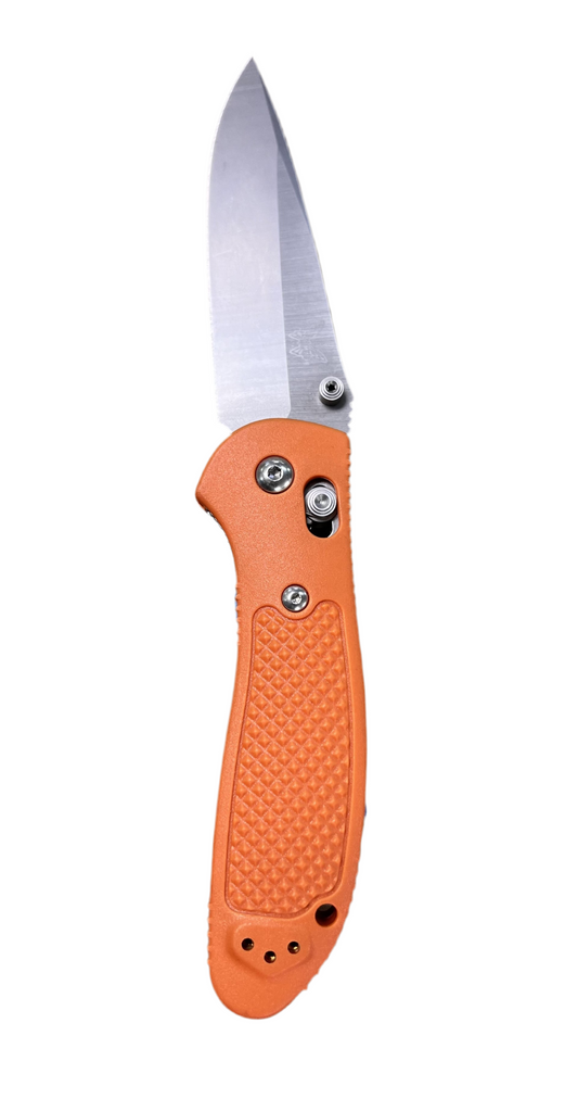 BENCHMADE GRIPTILLIAN **DISC**-ORG, SILVER : DROP, STRGHT
