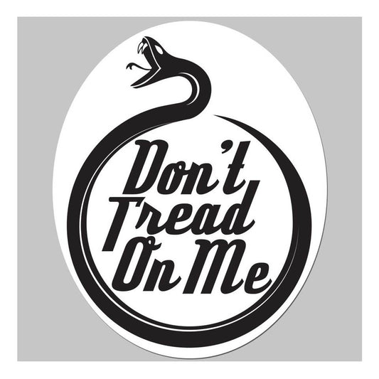 STICKER, DON'T TREAD ON ME-BLACK