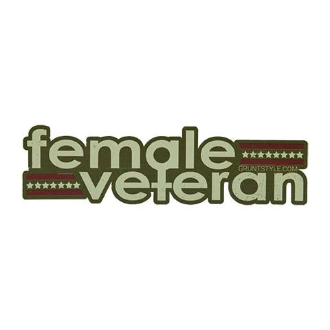 GRUNT STYLE STICKERS-FEMALE VET