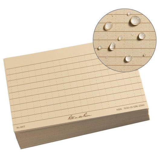 RITE IN THE RAIN INDEX CARDS & KITS