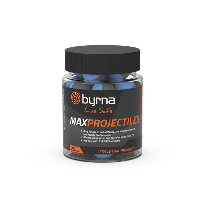 BYRNA MAX PROJECTILES-MAX : 25 ROUNDS