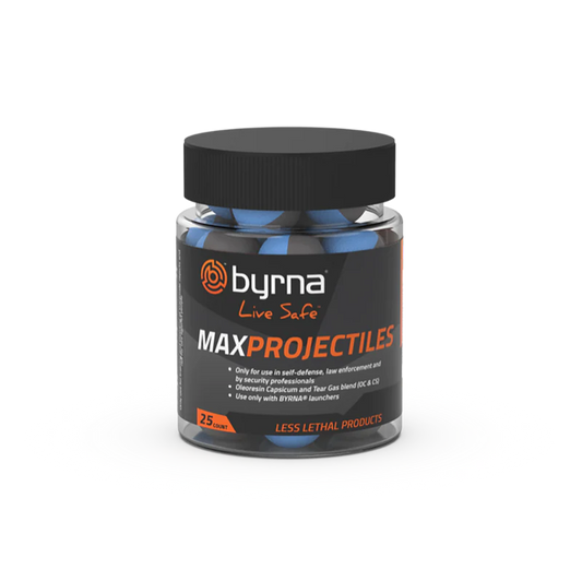 BYRNA MAX PROJECTILES-MAX : 25 ROUNDS