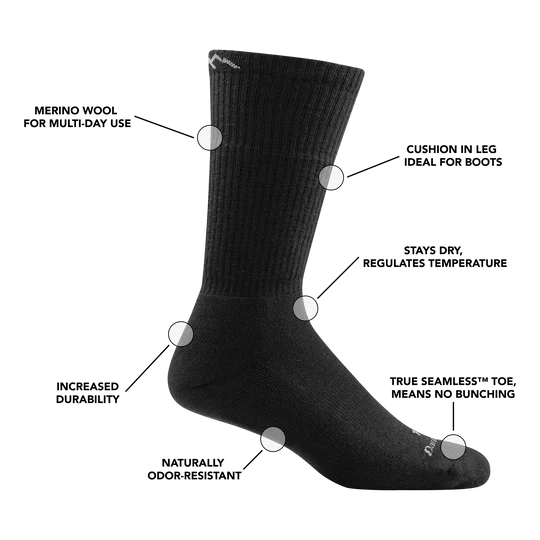 DT TACTICAL BOOT MIDWEIGHT W/CUSHION
