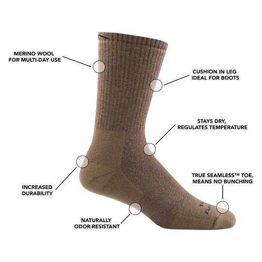 DT Boot Heavyweight Tactical Socks with Full Cushion