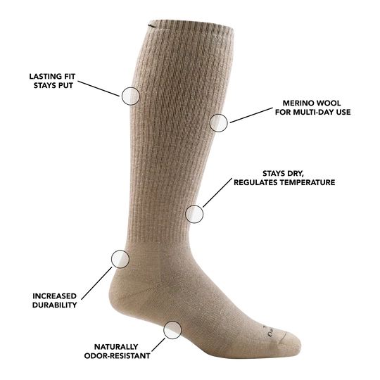 DT TACTICAL OVER THE CALF HEAVYWEIGHT W/FULL CUSHION