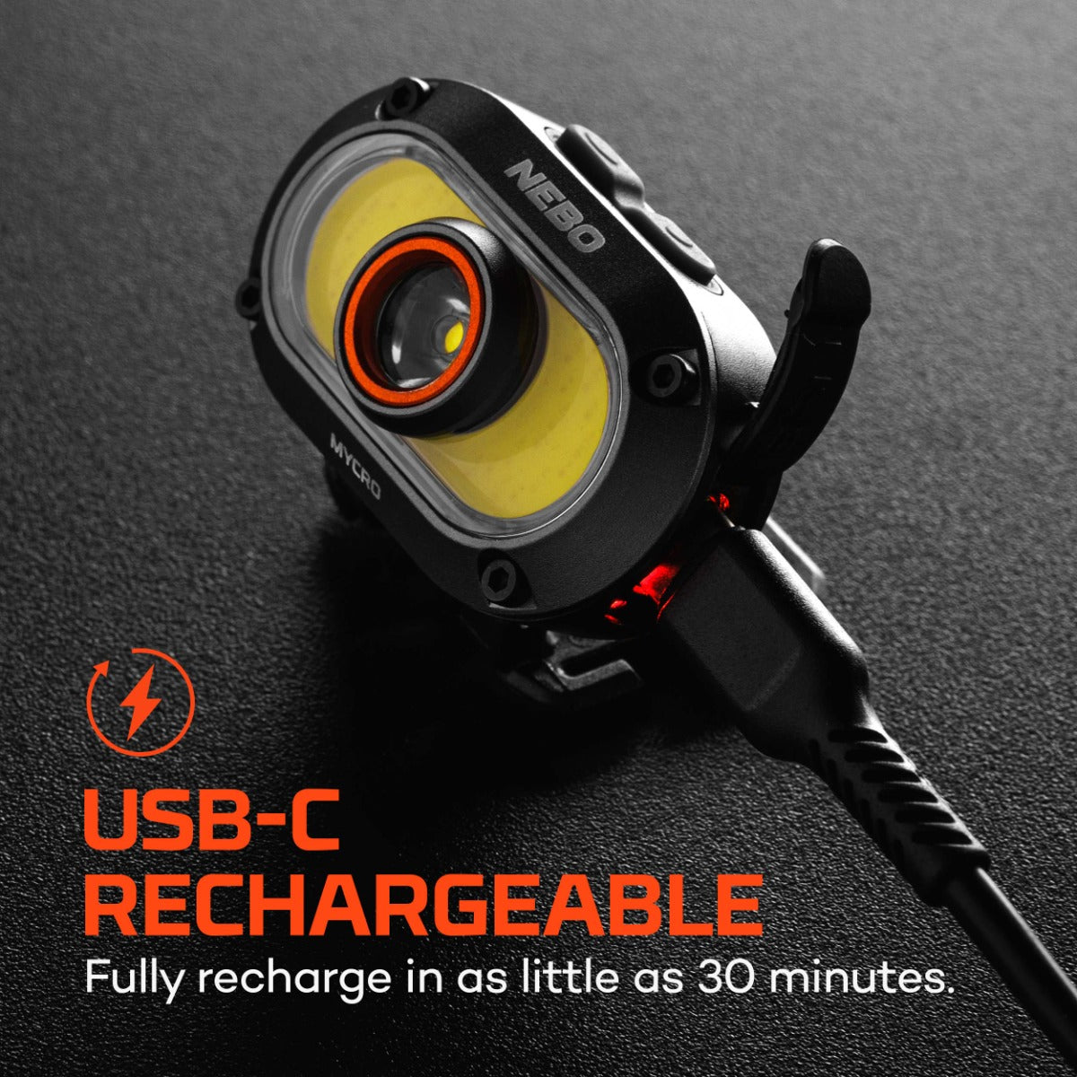 MYCRO  Headlamp From Headlamp to Cap Light + Combo Spot & Flood