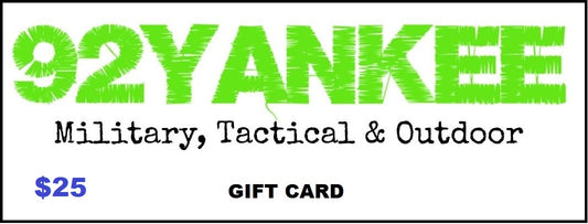 92ANKEE MILITARY, TACTICAL & OUTDOOR GIFT CARD