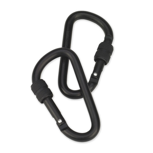 LOCKING CARABINER-BLACK